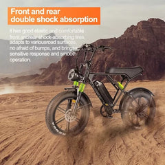 Lagads H9 Electric Bicycle Ebike Hydraulic Brake 48V 15Ah 750W 20 "Fat Tire"